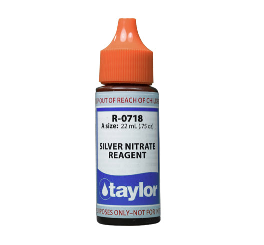 Taylor Silver Nitrate Reagent - 22ml/.75 oz - Dropper Bottle Refill R-0718-A