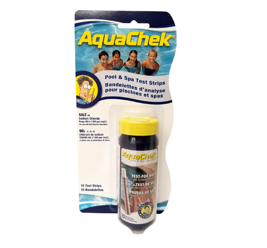 AquaChek White Salt Test Strips (10/Bottle) Pool Supply Haus Ottawa Ontario Canada