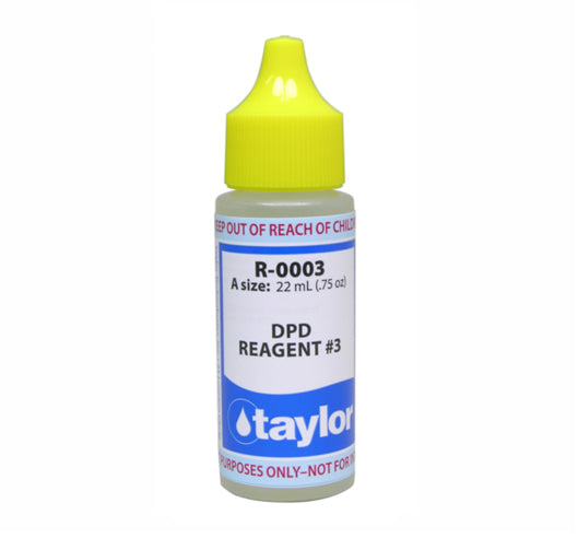 Taylor DPD Reagent #3 - 22ml/.75 oz - Dropper Bottle Refill R-0003-A Pool Supply Haus