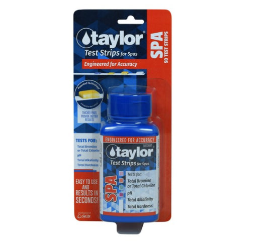 Taylor Spa Test Strips - Red (50/Bottle) Pool Supply Haus Ottawa Ontario Canada